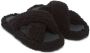 Apparis Biba Luxe Teddie faux-shearling slippers Black - Thumbnail 2
