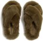 Apparis Biba pluche slippers Green - Thumbnail 3