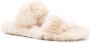Apparis faux-fur slippers Neutrals - Thumbnail 1