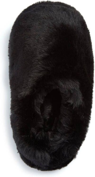 Apparis Misha faux-fur slippers Black