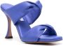 Aquazzura 110mm leather twist sandals Blue - Thumbnail 2