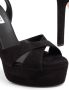 Aquazzura 130mm suede platform sandals Black - Thumbnail 5