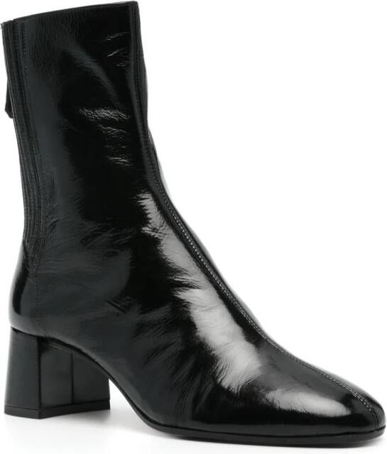 Aquazzura 60mm leather boots Black