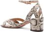 Aquazzura 60mm snakeskin print open-toe sandals Neutrals - Thumbnail 3
