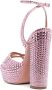 Aquazzura 65mm crystal-embellished platform sandals Pink - Thumbnail 3