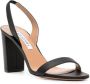 Aquazzura 95mm open-toe leather sandals Black - Thumbnail 2