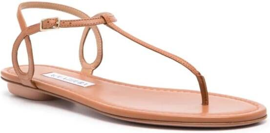 Aquazzura Almost Bare flat sandals Brown