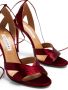 Aquazzura Ari 105mm tie-fastening sandals Red - Thumbnail 5