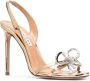 Aquazzura Babe bow-detail heeled sandals Gold - Thumbnail 2
