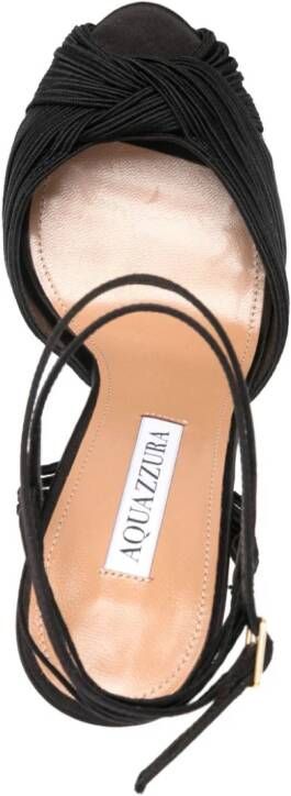 Aquazzura Bellini Beauty Plateau 135mm sandals Black