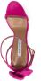Aquazzura Bow Tie 105mm suede sandals Pink - Thumbnail 4