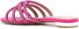 Aquazzura crystal-embellished flat sandals Pink - Thumbnail 3