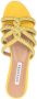 Aquazzura crystal-embellished flat sandals Yellow - Thumbnail 4