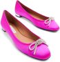 Aquazzura crystal-embellished round-toe ballerina shoes Pink - Thumbnail 5