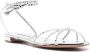 Aquazzura crystal-embellishment flat sandals Silver - Thumbnail 2