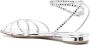 Aquazzura crystal-embellishment flat sandals Silver - Thumbnail 3