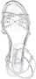 Aquazzura crystal-embellishment flat sandals Silver - Thumbnail 4