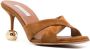 Aquazzura Yes Darling 90mm leather mules Brown - Thumbnail 2