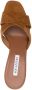 Aquazzura Yes Darling 90mm leather mules Brown - Thumbnail 4