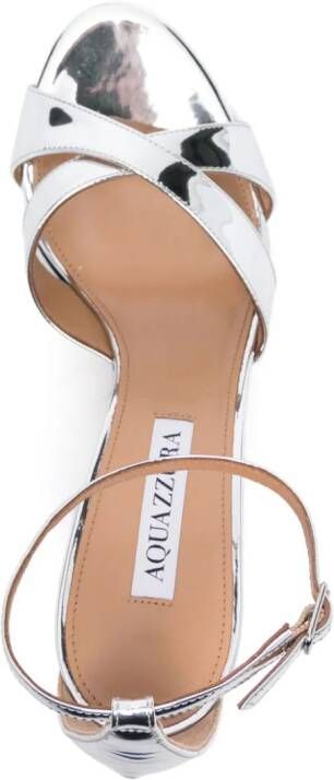 Aquazzura Devine 90mm sandals Silver
