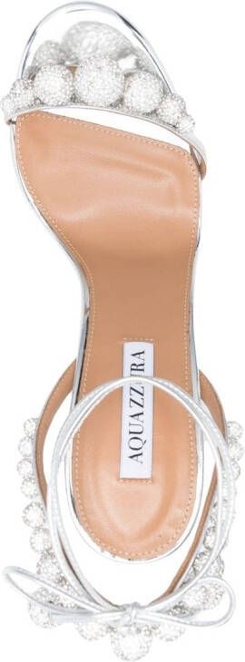 Aquazzura Disco Dancer 105mm sandals Grey