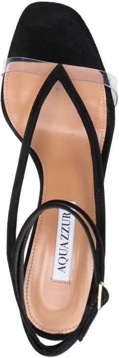 Aquazzura Illusions Plexi 75mm sandals Black
