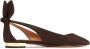 Aquazzura leather ballerina shoes Brown - Thumbnail 3