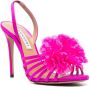 Aquazzura Love Carnation 105mm suede sandals Pink - Thumbnail 2