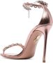 Aquazzura Love Link 115mm crystal-embellished sandals Pink - Thumbnail 3