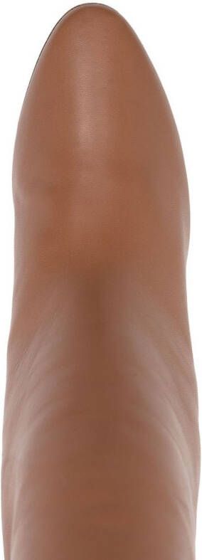 Aquazzura Manzoni 85mm knee-high boots Brown