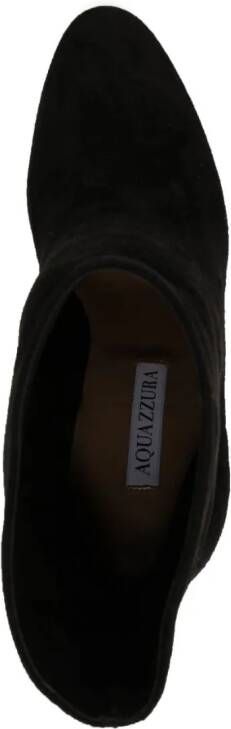 Aquazzura Manzoni 90mm leather boots Black