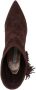 Aquazzura Marfa 70mm fringed suede boots Brown - Thumbnail 4