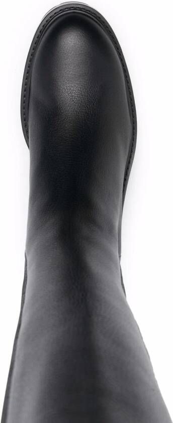 Aquazzura mid-calf leather boots Black