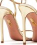 Aquazzura Olie 105mm metallic sandals Gold - Thumbnail 4