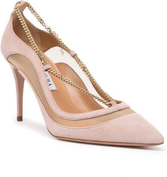 Aquazzura Rumeur 85mm pumps Pink