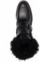 Aquazzura Ryan ankle buckle-strap boots Black - Thumbnail 4