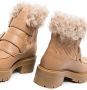 Aquazzura Ryan faux-fur buckle-strap boots Neutrals - Thumbnail 4
