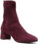 Aquazzura Saint Honore 50mm suede boots Purple - Thumbnail 1