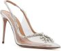 Aquazzura Seduction Crystal 105mm pumps Silver - Thumbnail 2