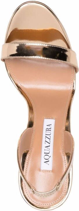 Aquazzura So Nude 105mm sandals Gold