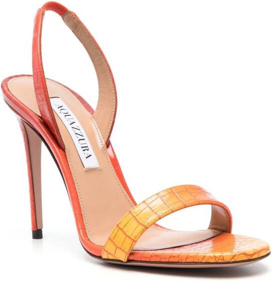 Aquazzura So Nude 105mm sandals Orange