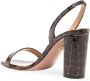 Aquazzura So Nude 85mm leather sandals Brown - Thumbnail 3