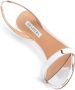 Aquazzura So Nude metallic slingback sandals Silver - Thumbnail 4