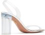 Aquazzura So Nude Plexi 105 mm block sandals Neutrals - Thumbnail 3
