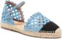 Aquazzura Sunburst crochet-knit espadrilles Blue - Thumbnail 2