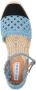 Aquazzura Sunburst crochet-knit espadrilles Blue - Thumbnail 4