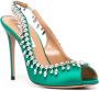 Aquazzura Temptation 105mm crystal-embellished sandals Green - Thumbnail 2