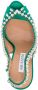 Aquazzura Temptation 105mm crystal-embellished sandals Green - Thumbnail 4