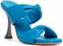 Aquazzura Twist 95 slip-on sandals Blue - Thumbnail 2