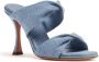 Aquazzura Twist 95mm denim sandals Blue - Thumbnail 2